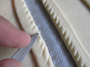 tarte feuilletee poires